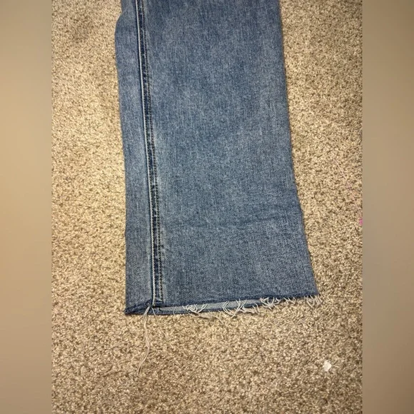 Rag & Bone Dre Slim Boyfriend Jeans Raw Hem Cuffed Mid rise Low Rise Dora 29 - Picture 9 of 16